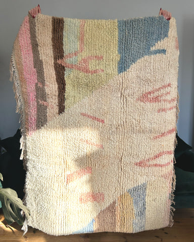 MOROCCAN ABSTRACT PASTEL RUG