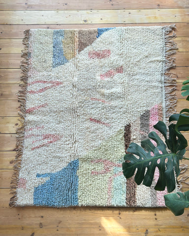 MOROCCAN ABSTRACT PASTEL RUG